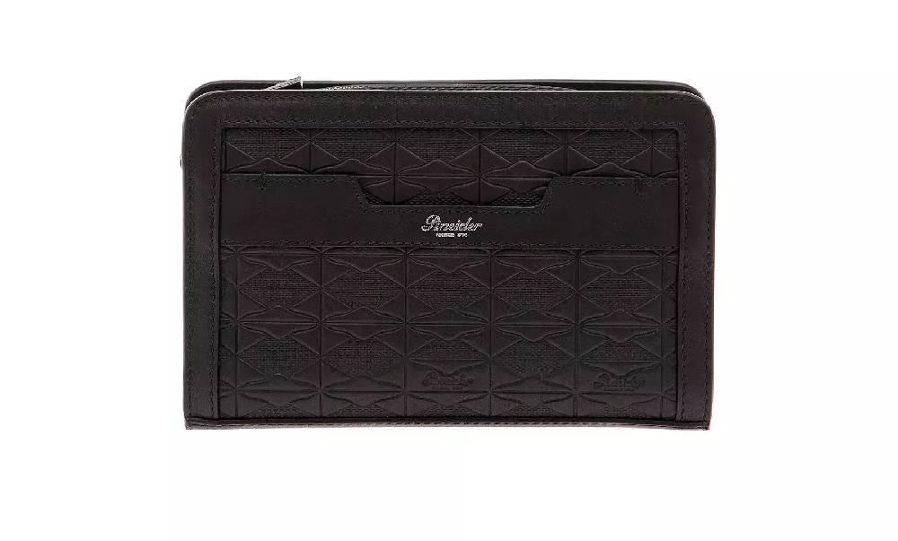 Pineider Odette Crossbody in Embossed Empress Saldi Di Fabbrica
