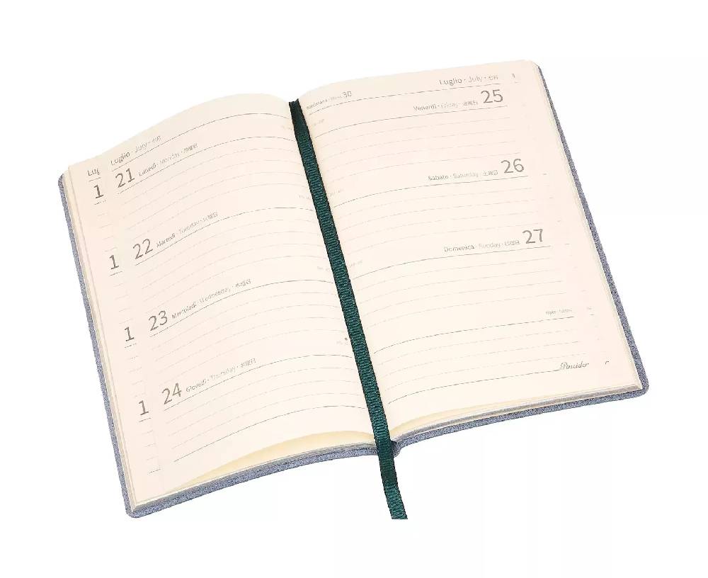 Pineider Agende Settimanale Milano 2025 - 9x14 cm Negozi Online