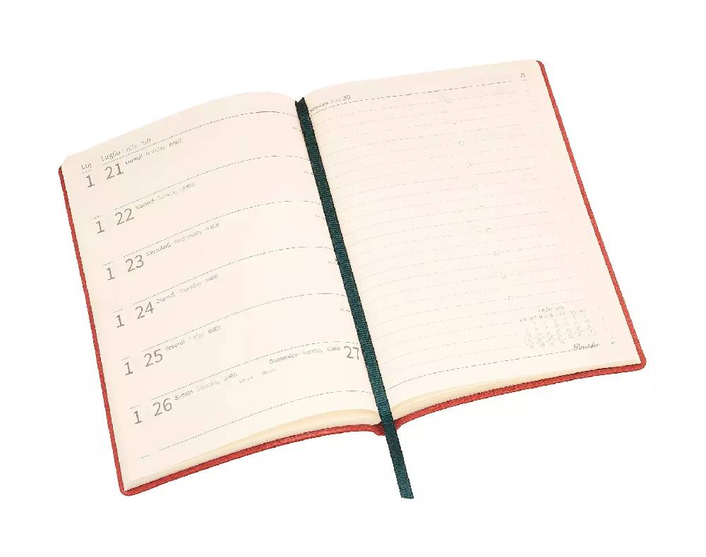 Pineider Agenda Settimanale Classic 2025 - 11x16 cm Acquista Ora