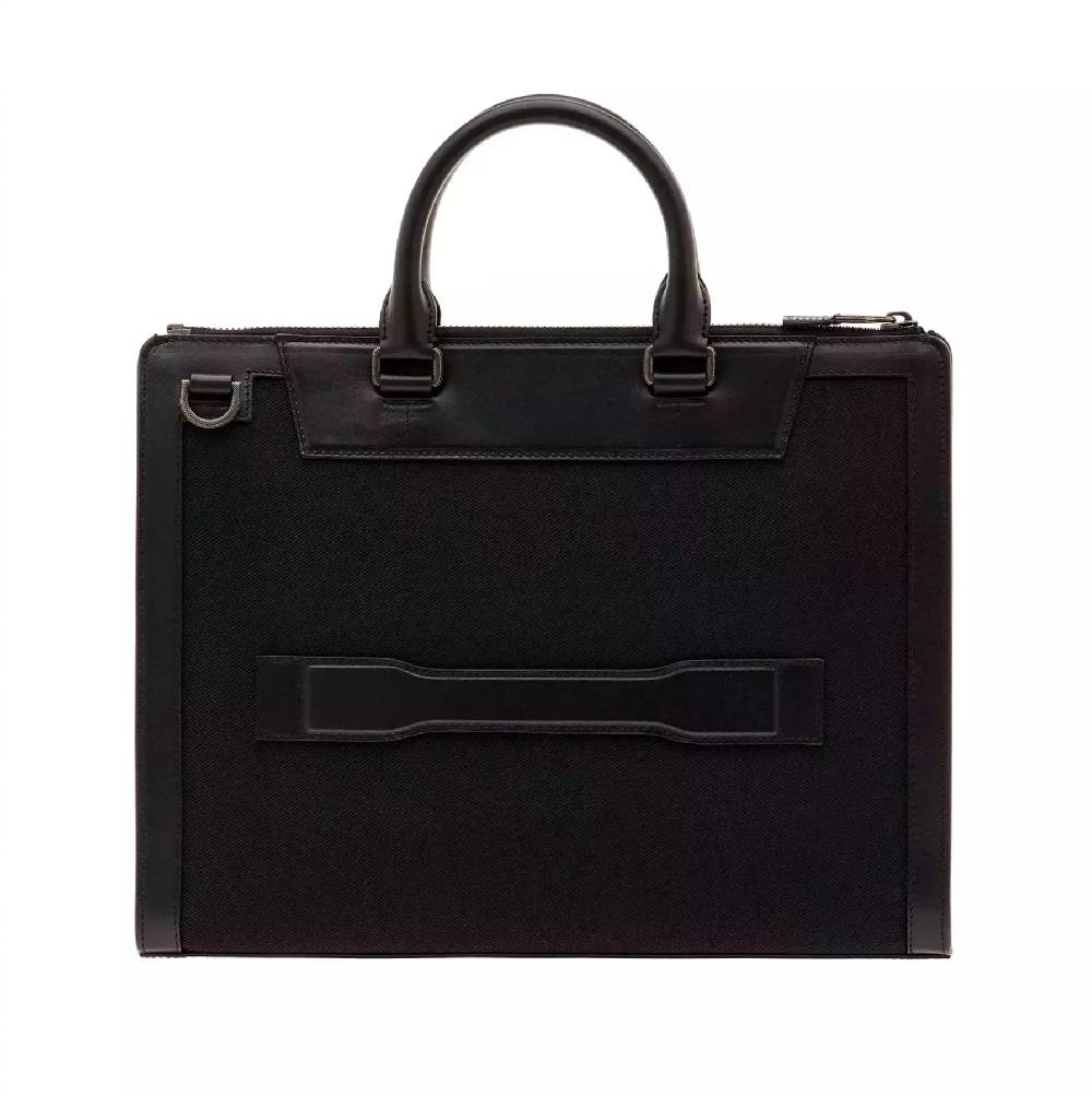 Pineider Slim Briefcase in Metro Nylon Online