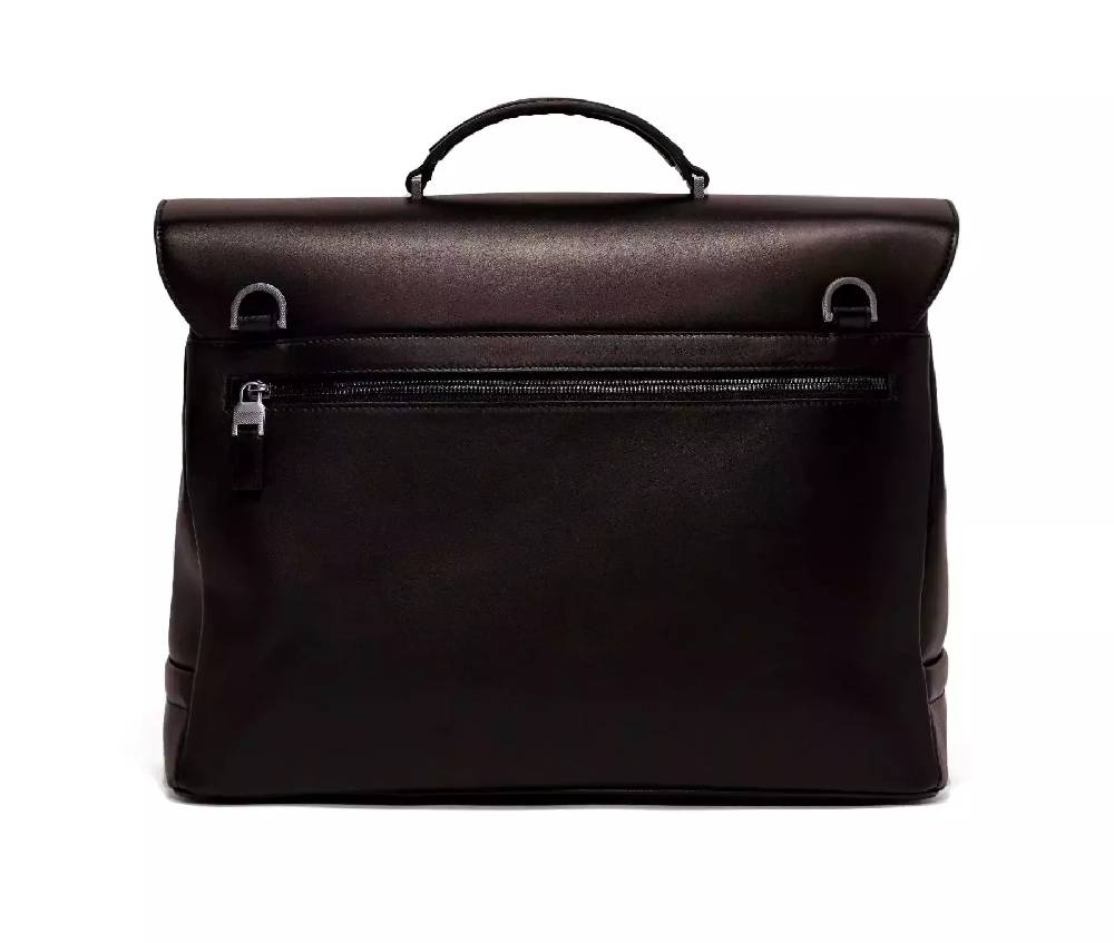 Pineider Doctor Briefcase in Metro Smooth Presa