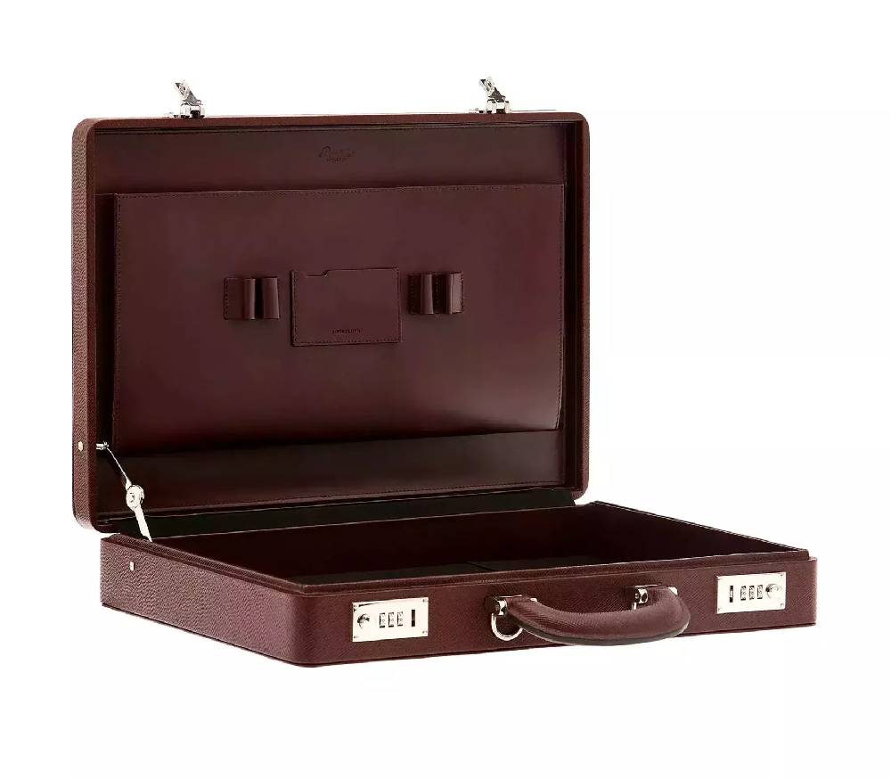 Pineider Bond Briefcase in Mini Franzi Economico