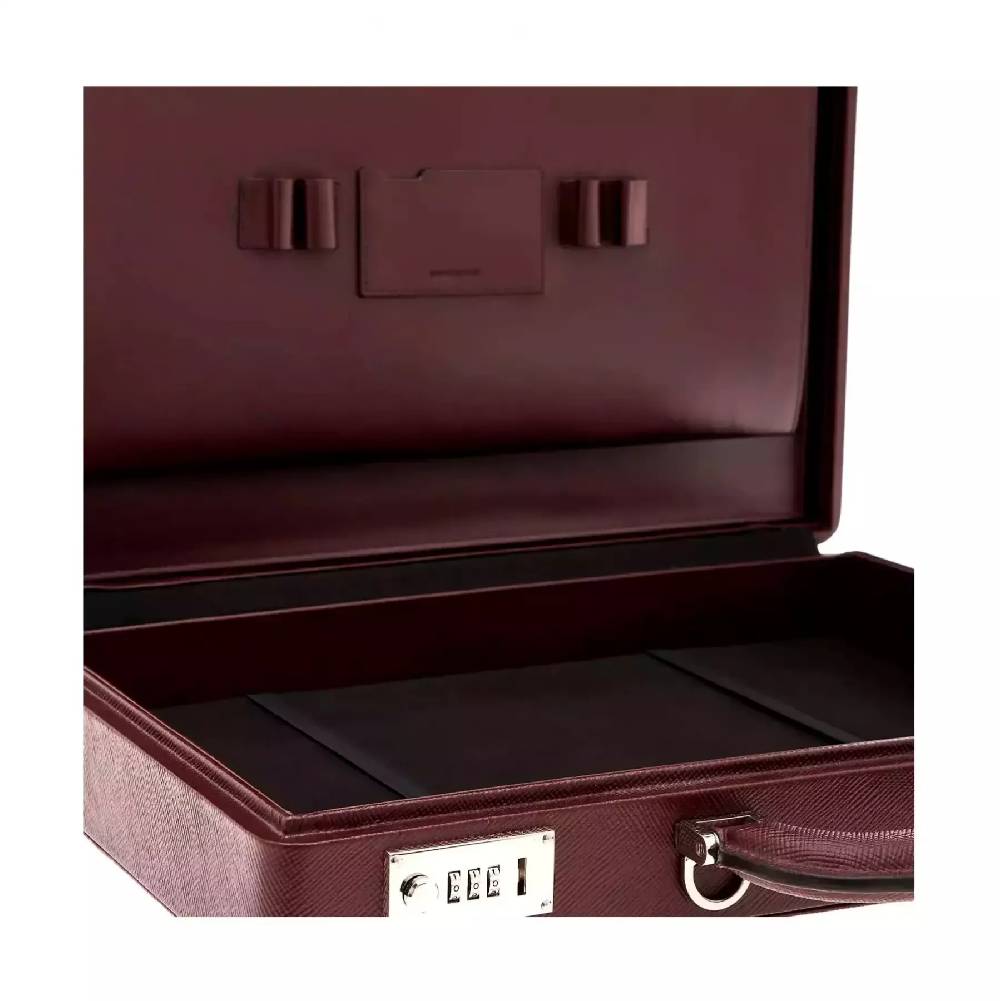 Pineider Bond Briefcase in Mini Franzi Economico