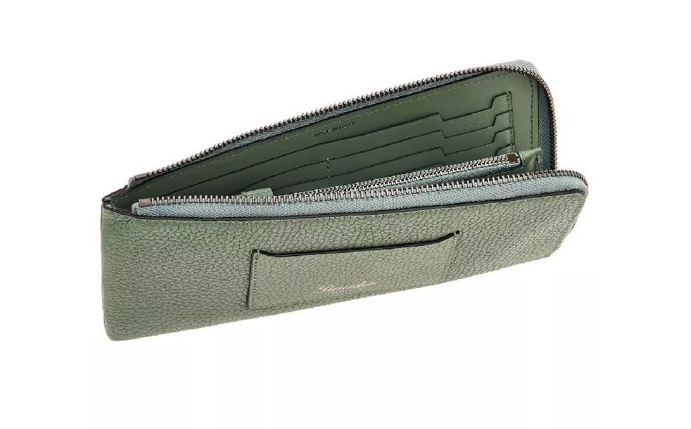 Pineider Portafoglio con zip in Bottalato Promozione