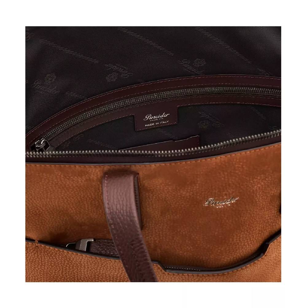Pineider Saddle Tote Bag in Nabuk Convenienza