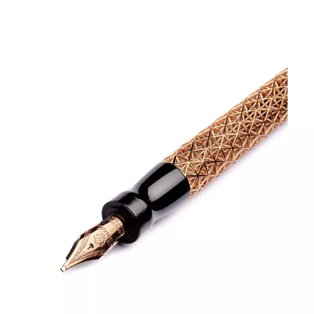 Pineider Penna Stilografica Psycho- Pennino in Oro 14KT Offerte
