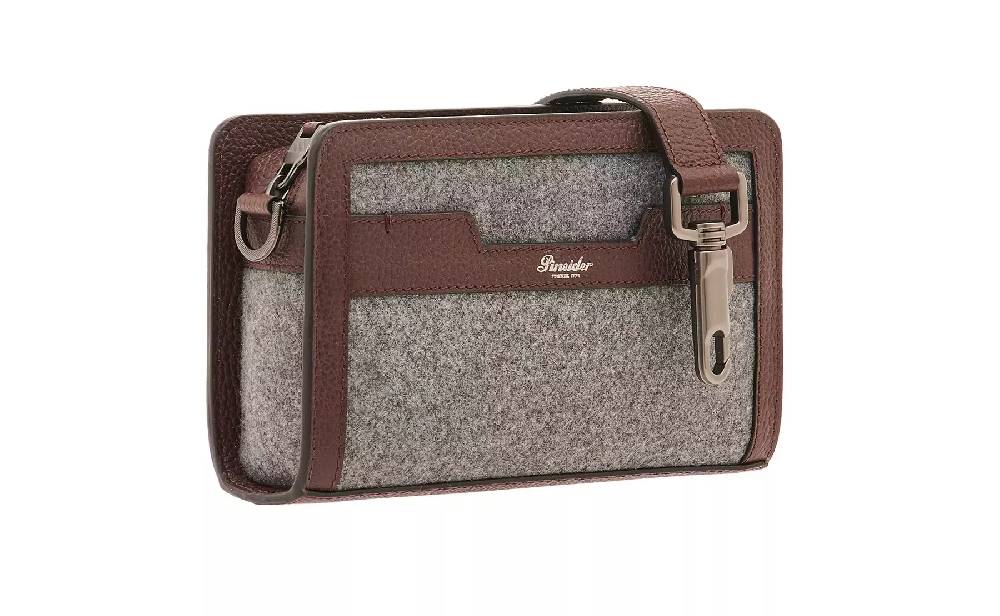Pineider Odette Crossbody in Wool Moda