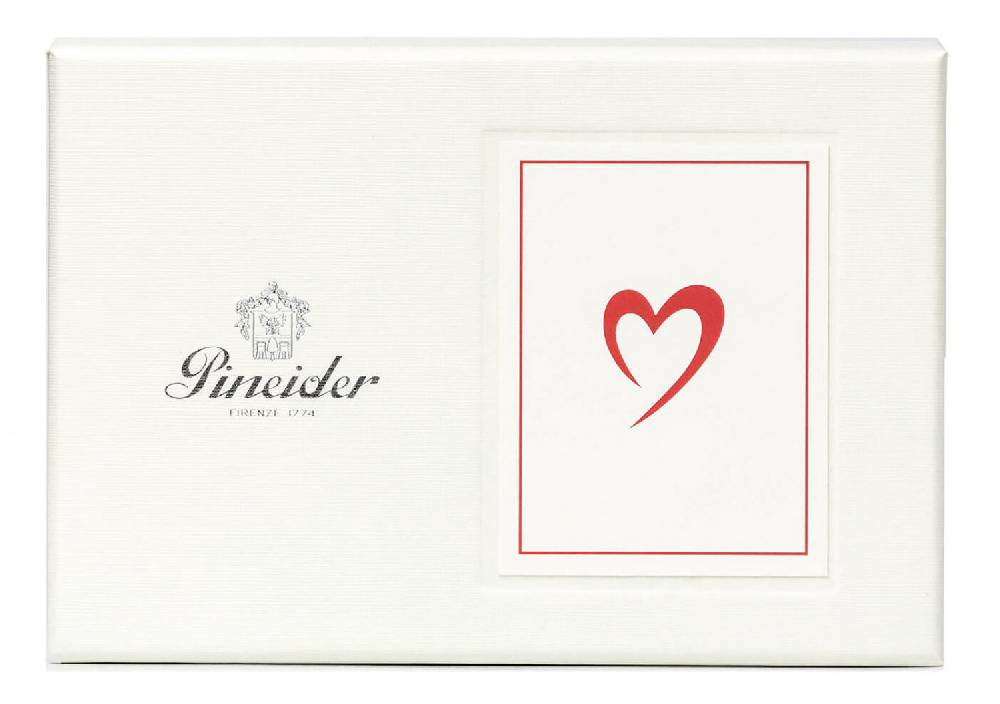 Pineider Portachiavi con Cuore in Pelle Moda