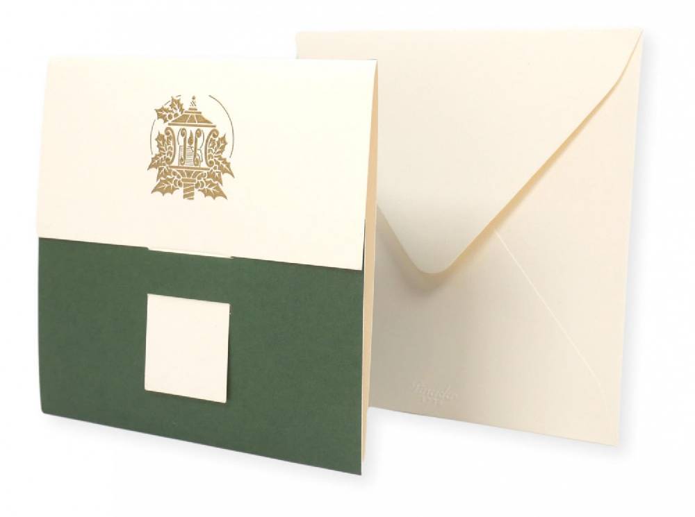 Pineider Christmas Box mix carte e buste In Linea