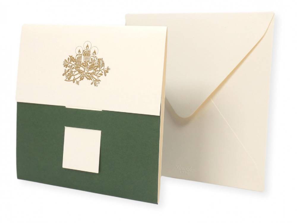 Pineider Christmas Box mix carte e buste In Linea