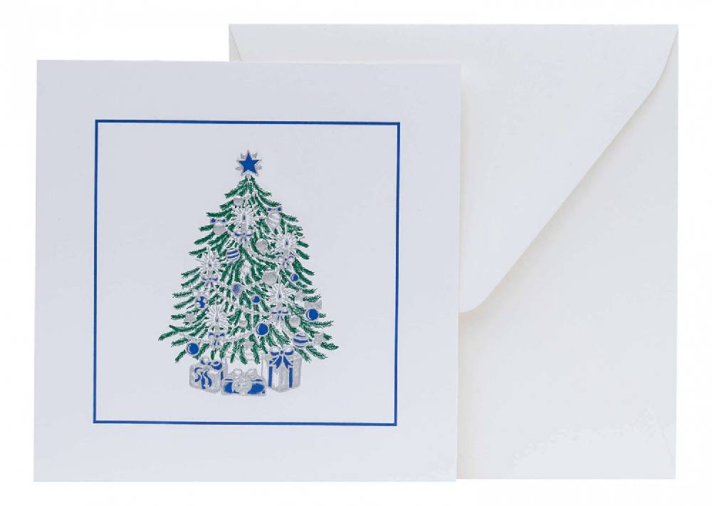 Pineider Christmas Box mix carte e buste Nuovo