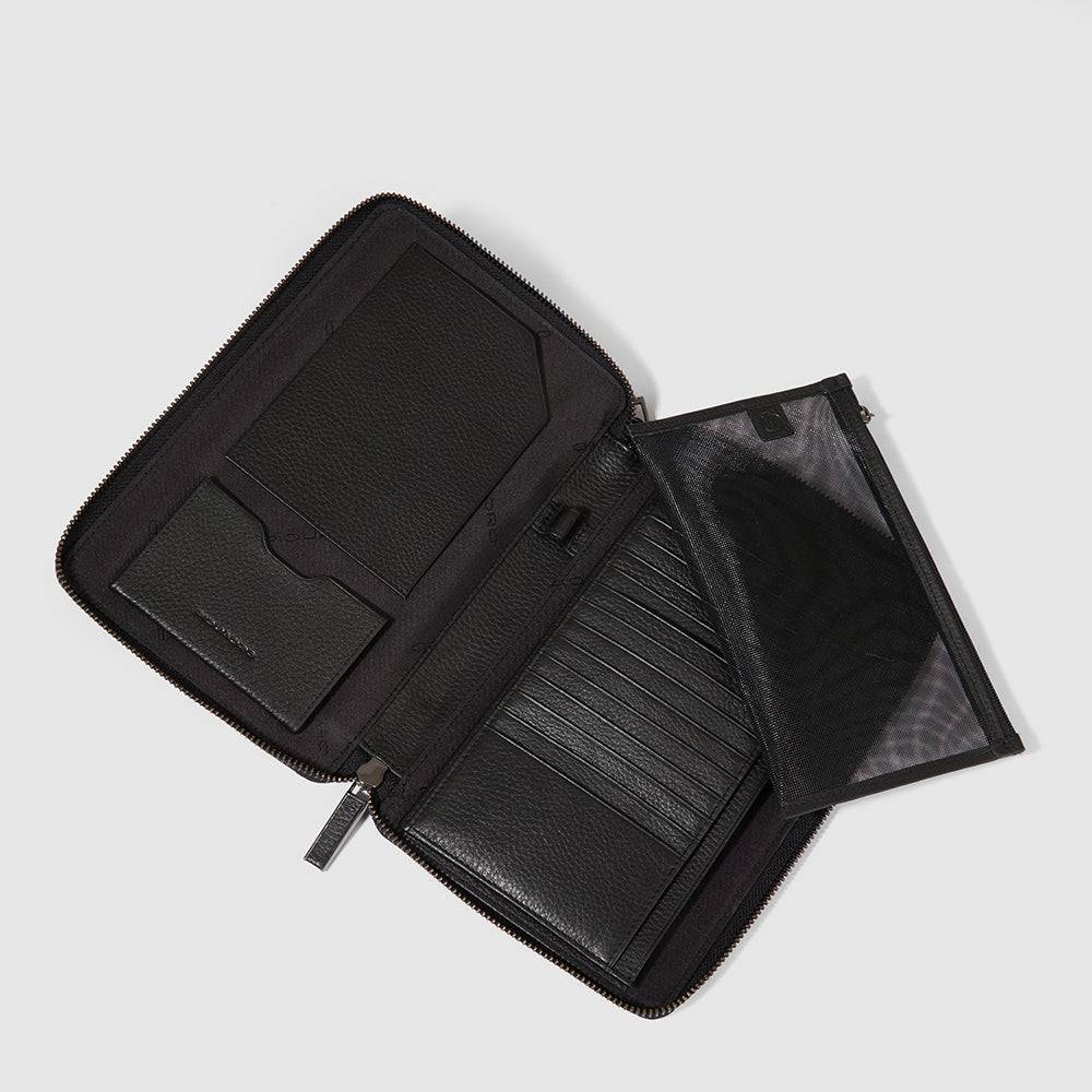 Piquadro Zip-around travel document holder Flash Sale