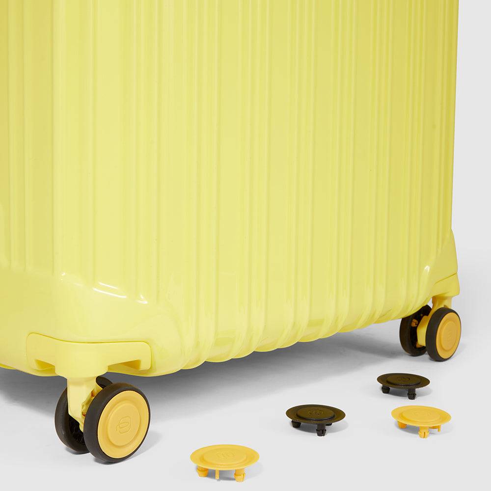 Piquadro Medium size, expandable hardside spinner Smaltimento dello stoccaggio