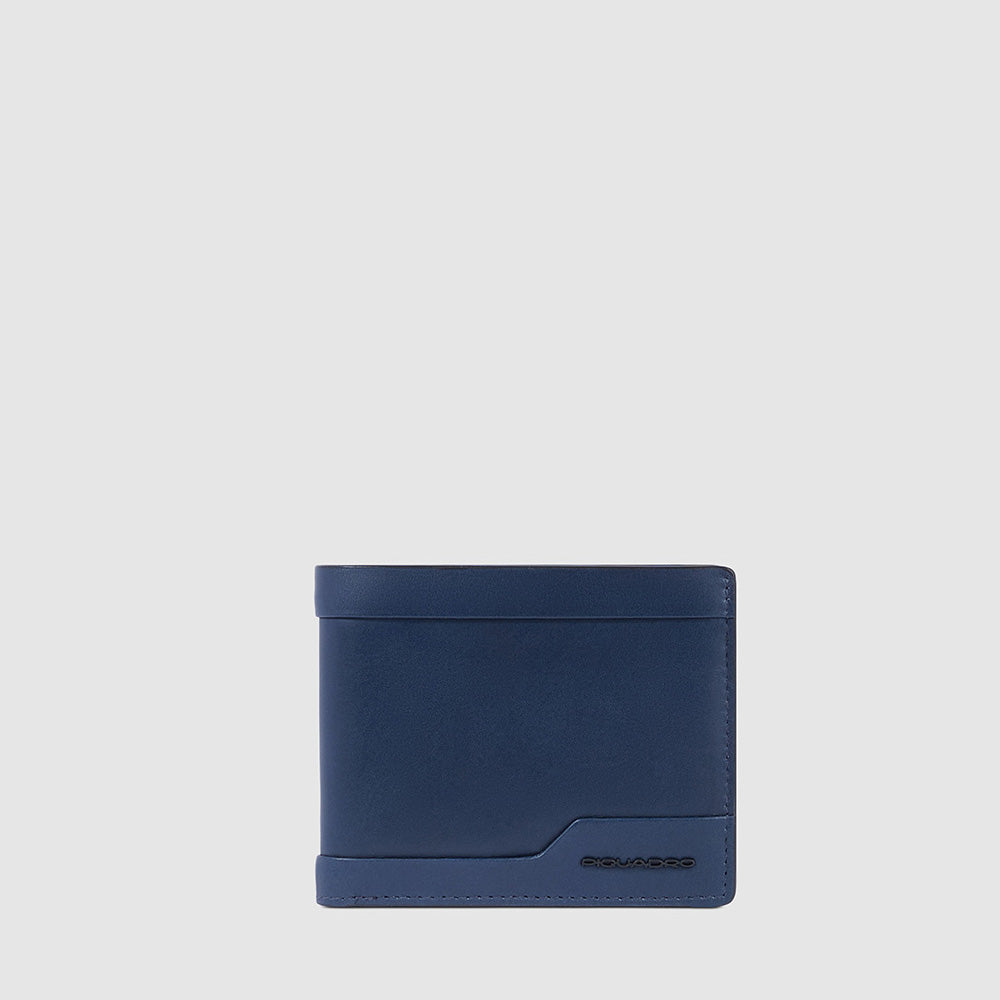 Piquadro Leather men’s wallet with coin pocket Outlet