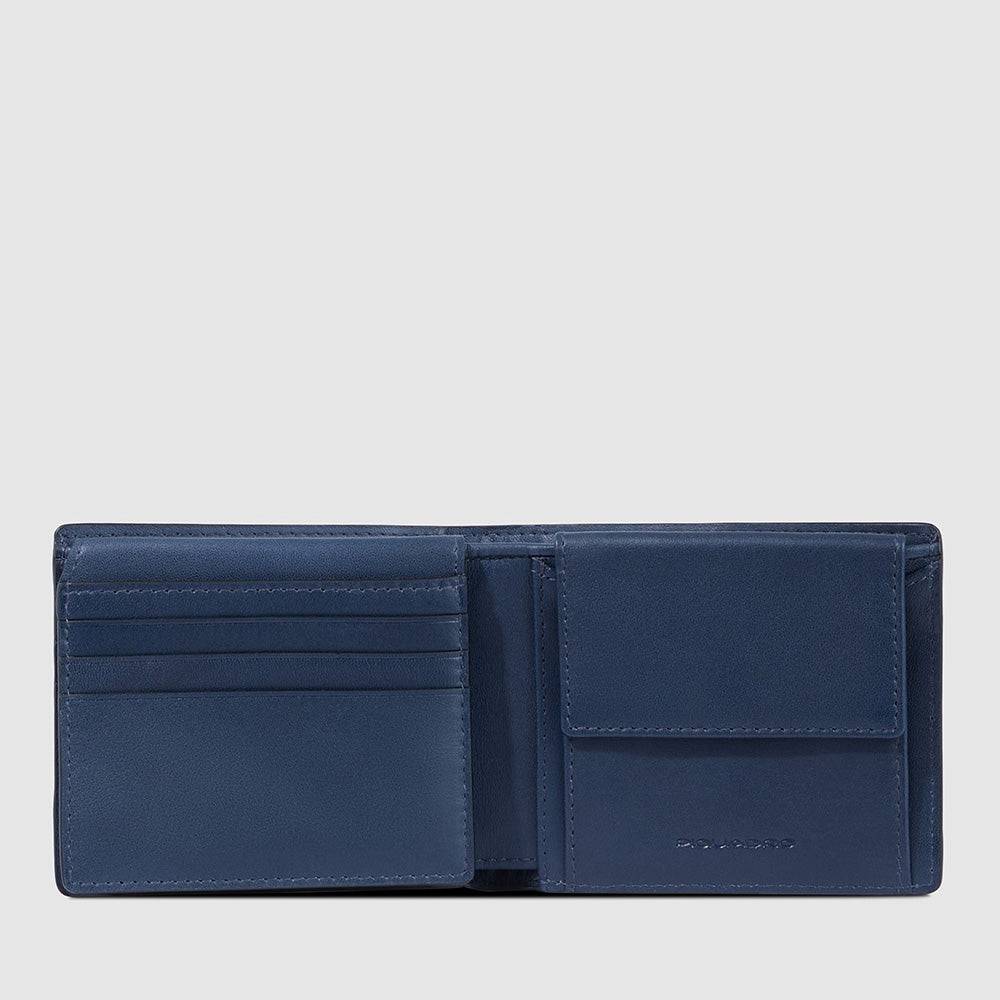Piquadro Men’s wallet with flip up ID window Vendita Calda