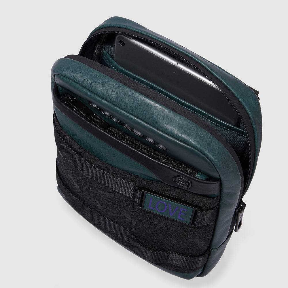 Piquadro Personalizable, modular iPad®mini crossbody bag Promozione Limitata