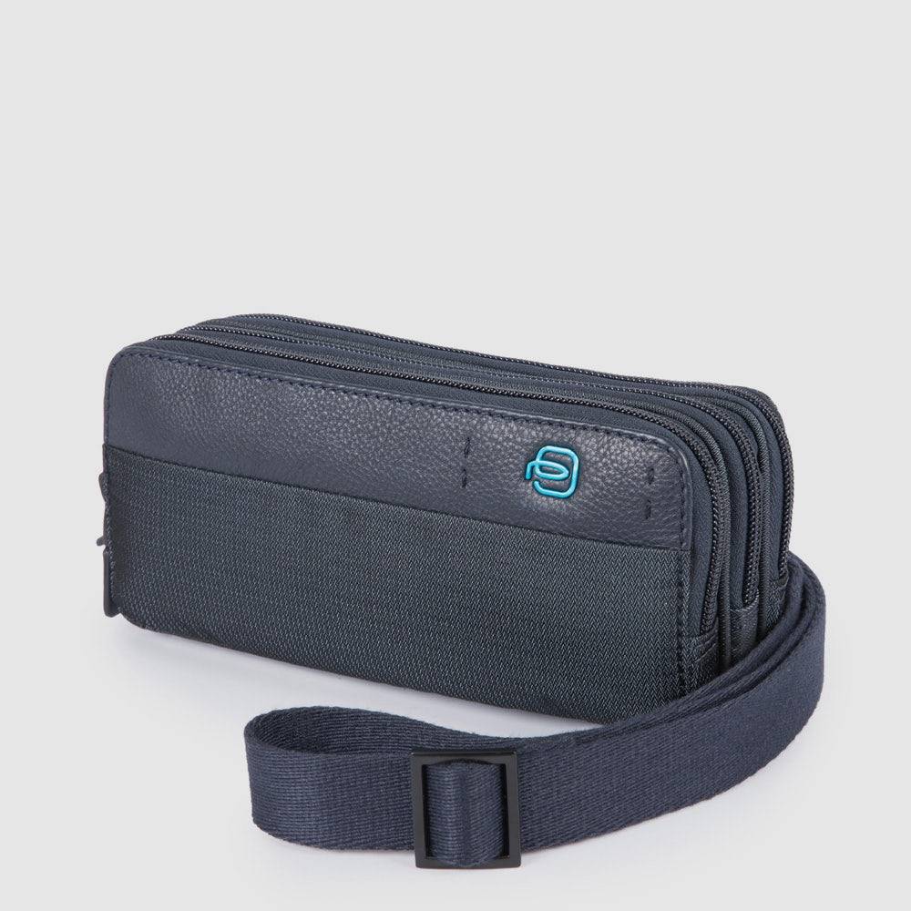 Piquadro Case with three dividers and wrist strap Negozio online di fabbrica