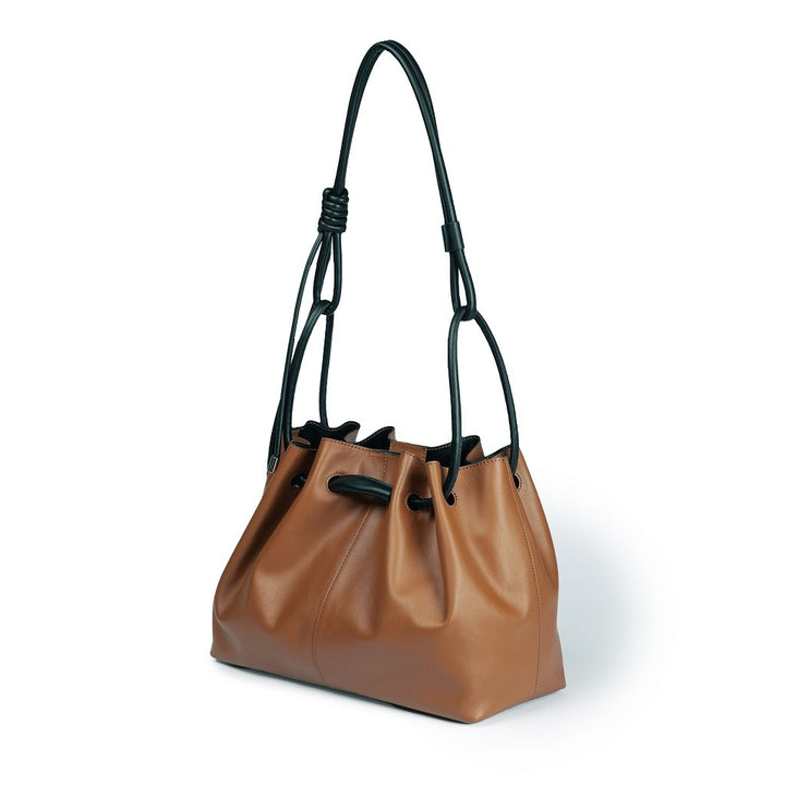 Roberta Gandolfi Gisella Large borsa con doppia portabilità mano o spalla in morbido vitello Consegna Veloce