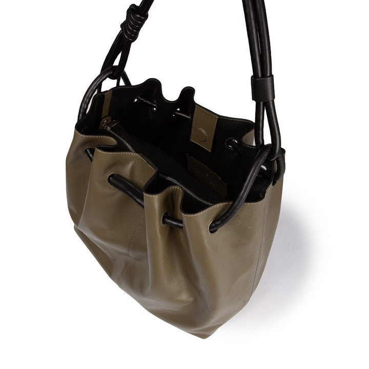 Roberta Gandolfi Gisella Large borsa con doppia portabilità mano o spalla in morbido vitello Promozione Limitata