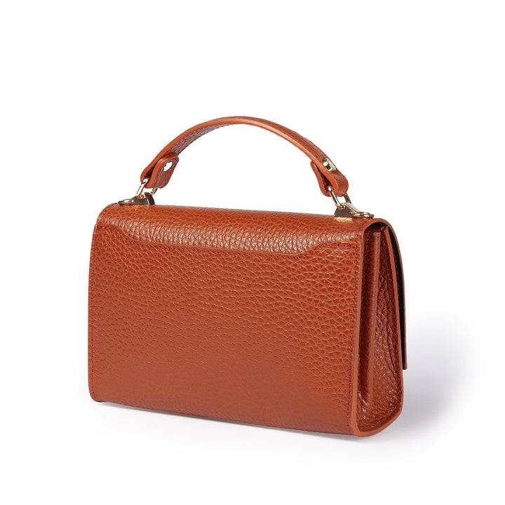 Roberta Gandolfi Elodie compact crossbody borsa in pelle con tramezza interna e tasca esterna con tracolla staccabile e regolabile 2025