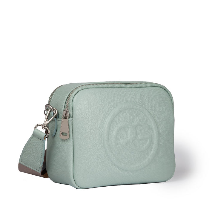 Roberta Gandolfi Roberta Pelle camera e crossbody in pelle con doppio scomparto e tracolla staccabile Vendita