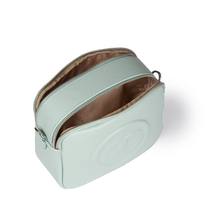 Roberta Gandolfi Roberta Pelle camera e crossbody in pelle con doppio scomparto e tracolla staccabile Vendita