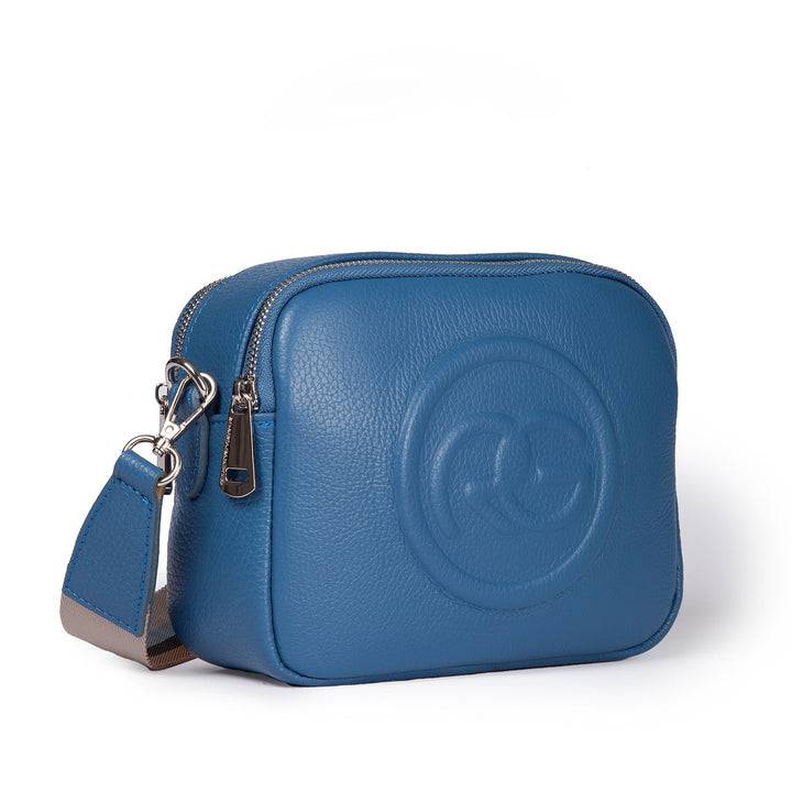Roberta Gandolfi Roberta Pelle camera e crossbody in pelle con doppio scomparto e tracolla staccabile Promozione