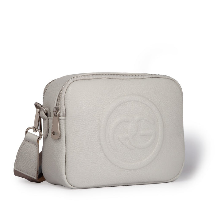 Roberta Gandolfi Roberta Pelle camera e crossbody in pelle con doppio scomparto e tracolla staccabile Spedizione Gratuita