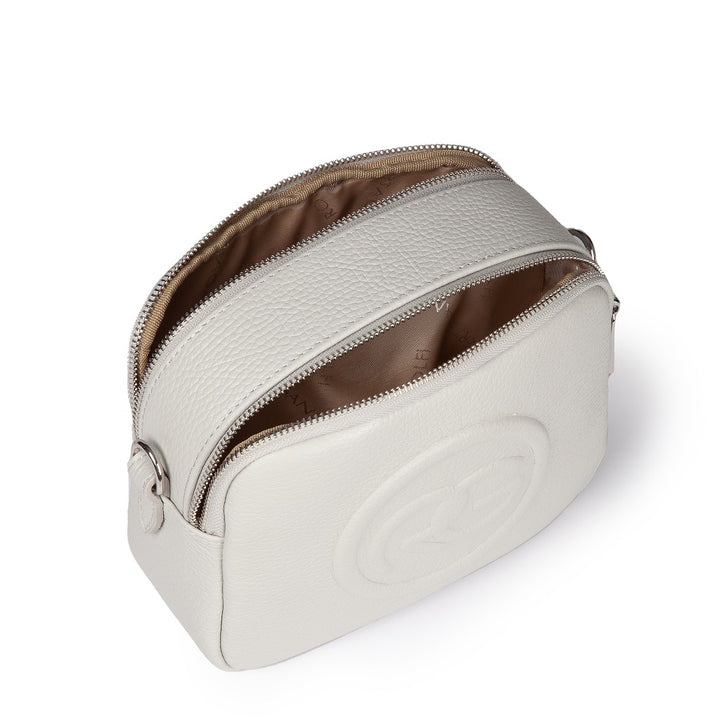 Roberta Gandolfi Roberta Pelle camera e crossbody in pelle con doppio scomparto e tracolla staccabile Spedizione Gratuita