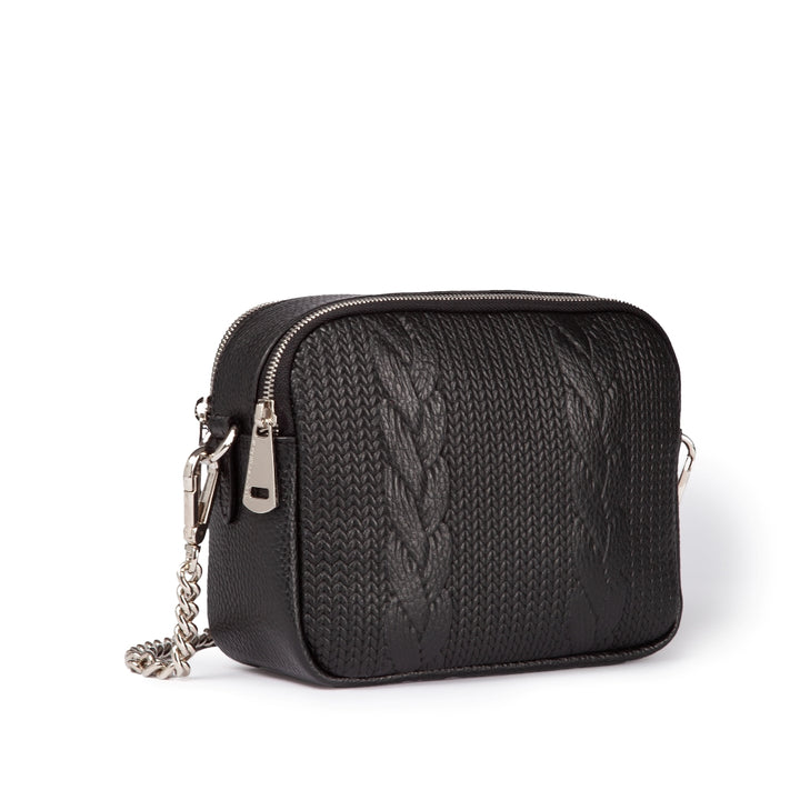 Roberta Gandolfi Camera Treccia borsa a spalla e crossbody in pelle stampata con tracolla catena Qualità Garantita