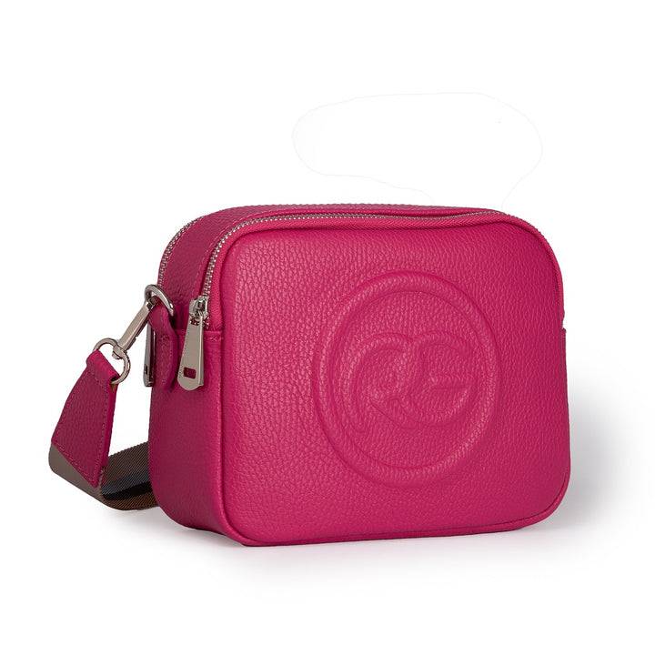 Roberta Gandolfi Roberta Pelle camera e crossbody in pelle con doppio scomparto e tracolla staccabile Negozi Online
