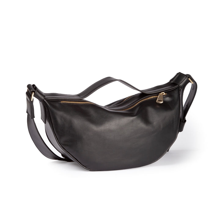 Roberta Gandolfi Micol Banana small cross body in vitello liscio con tracolla regolabile 2025