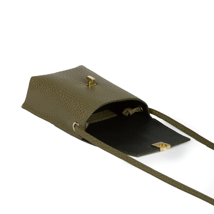 Roberta Gandolfi Elodie minibag and phoneholder in pelle con pratica tasca esterna e tracolla regolabile Soddisfazione Garantita
