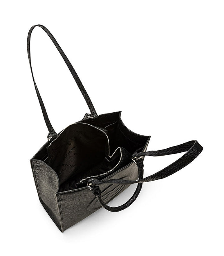 Roberta Gandolfi Roberta Pelle medium Borsa a mano in pelle con doppi spallacci per essere portata a spalla e tramezza Nuova