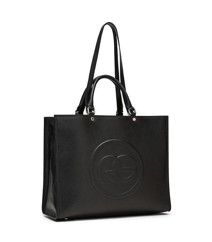 Roberta Gandolfi Roberta Pelle Large Borsa a mano in pelle con doppi spallacci per essere portata a spalla e tramezza 2025