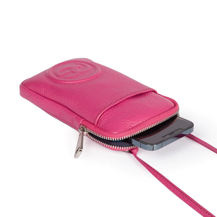 Roberta Gandolfi RG Phone holder in pelle di vitello con tracolla staccabile e regolabile Qualità