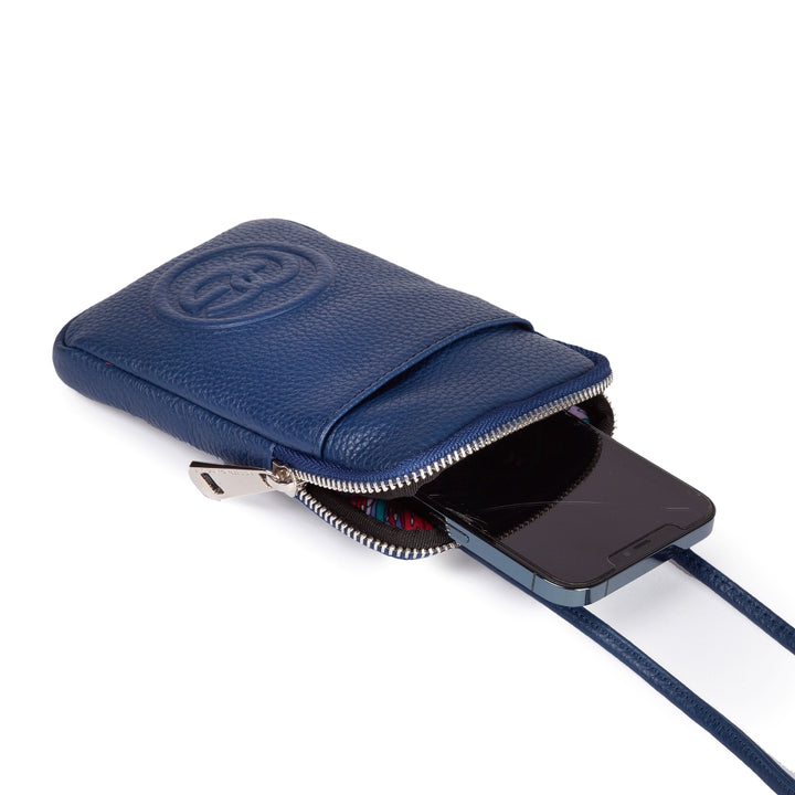 Roberta Gandolfi RG Phone holder in pelle di vitello con tracolla staccabile e regolabile Pezzi Unici