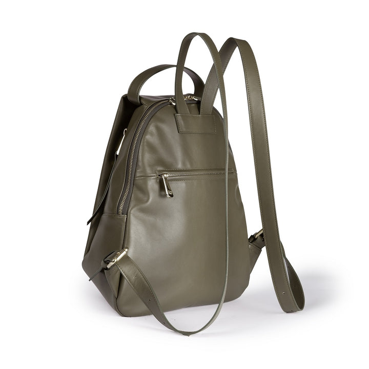 Roberta Gandolfi Micol Backpack in vitello liscio multitasche Saldi