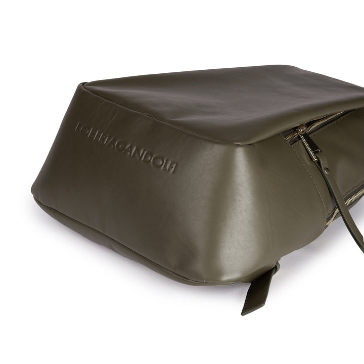 Roberta Gandolfi Micol Backpack in vitello liscio multitasche Saldi
