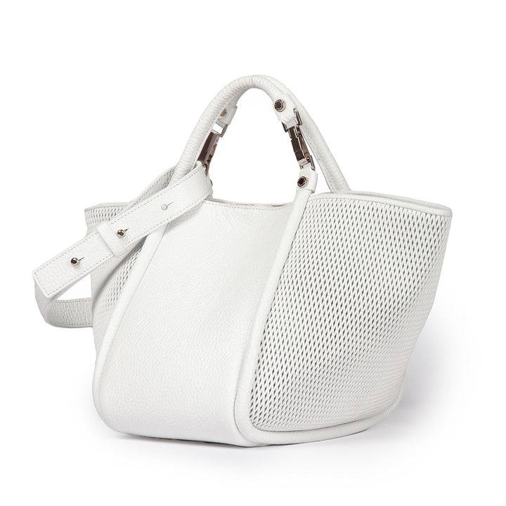 Roberta Gandolfi Yuma medium 3 in 1 borsa a mano in pelle trasformabile con tracolla staccabile Vendita Economica