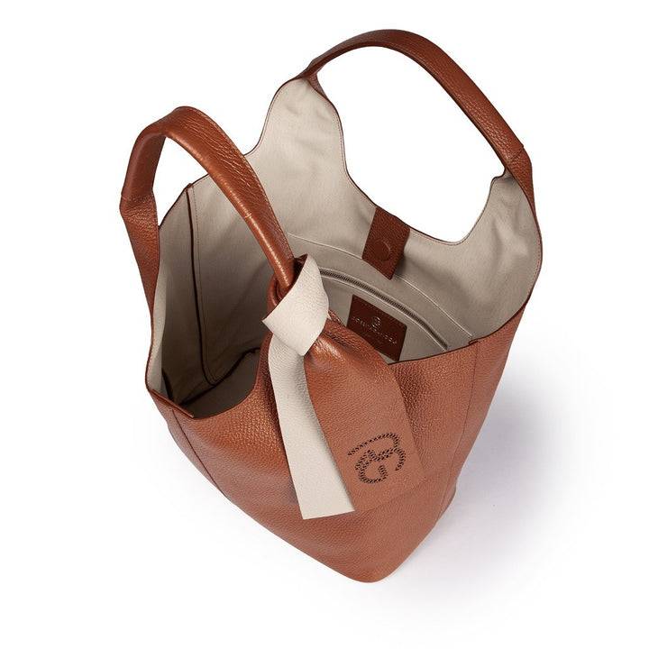 Roberta Gandolfi Maia Tote borsa hobo in pelle martellata Moda