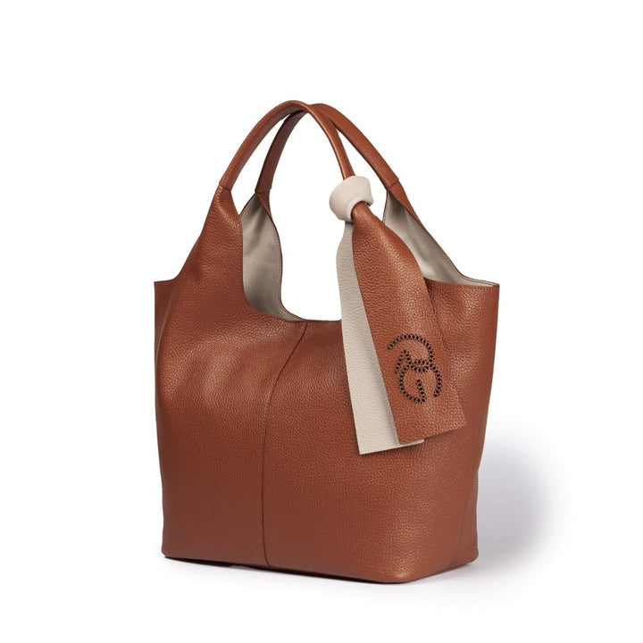 Roberta Gandolfi Maia Tote borsa hobo in pelle martellata Moda