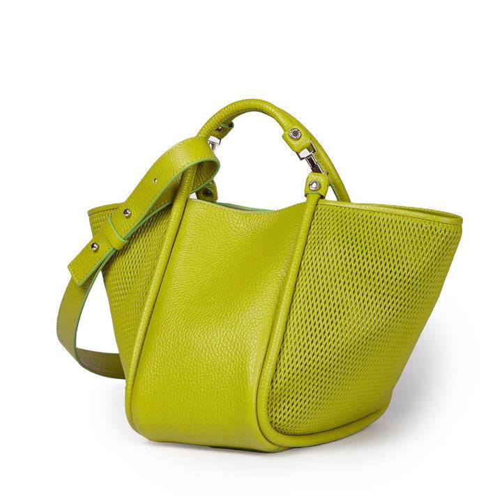 Roberta Gandolfi Yuma medium 3 in 1 borsa a mano in pelle trasformabile con tracolla staccabile Italia