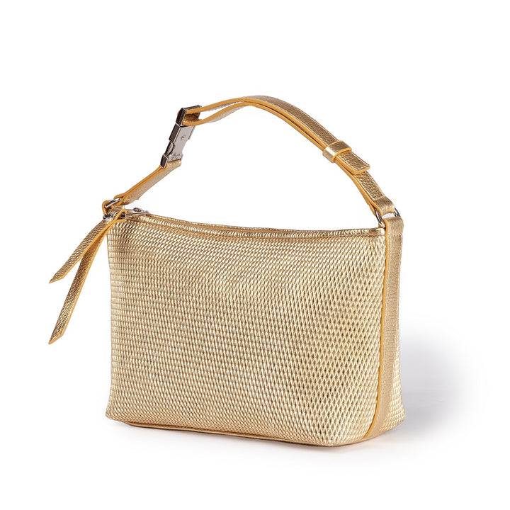 Roberta Gandolfi Yuma baguette in pelle con spallaccio regolabile Convenienza