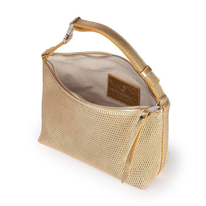 Roberta Gandolfi Yuma baguette in pelle con spallaccio regolabile Convenienza