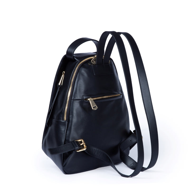 Roberta Gandolfi Micol Backpack in vitello liscio multitasche I Più Venduti