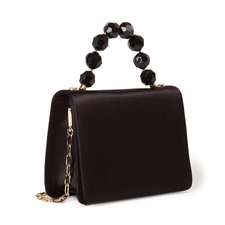 Roberta Gandolfi Sirenetta Mini bag in raso di seta e manico gioiello I Più Venduti