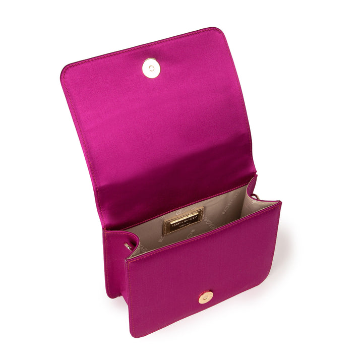 Roberta Gandolfi Sirenetta Mini bag in raso di seta e manico gioiello Negozio