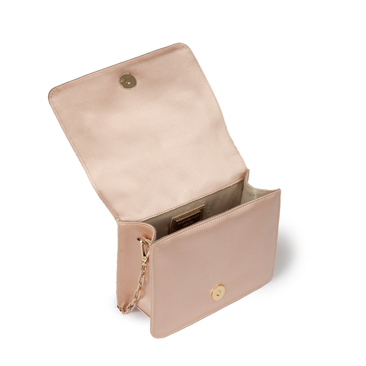 Roberta Gandolfi Sirenetta Mini bag in raso di seta e manico gioiello In Saldo