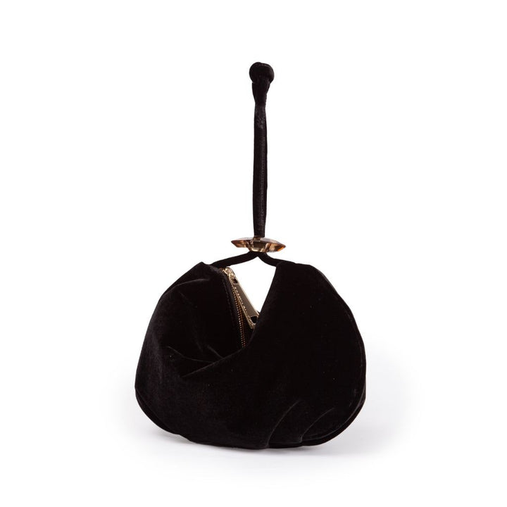 Roberta Gandolfi Sirenetta baguette in raso di seta ed elemento gioiello Cyber Monday